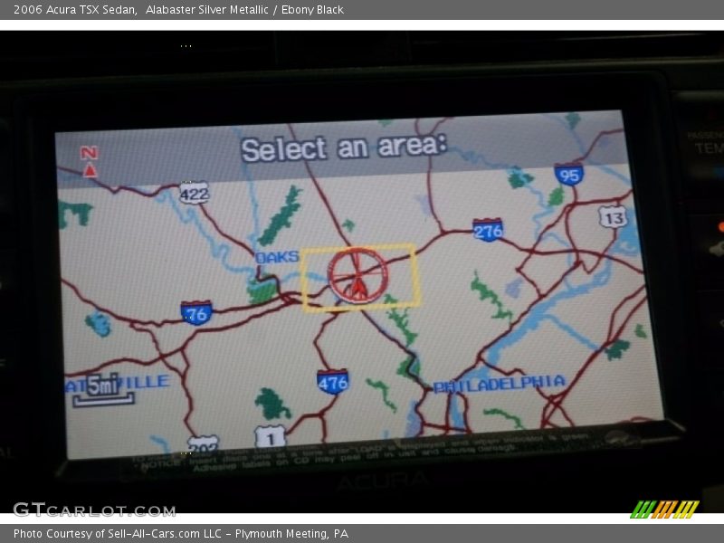 Alabaster Silver Metallic / Ebony Black 2006 Acura TSX Sedan