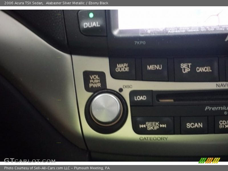 Alabaster Silver Metallic / Ebony Black 2006 Acura TSX Sedan