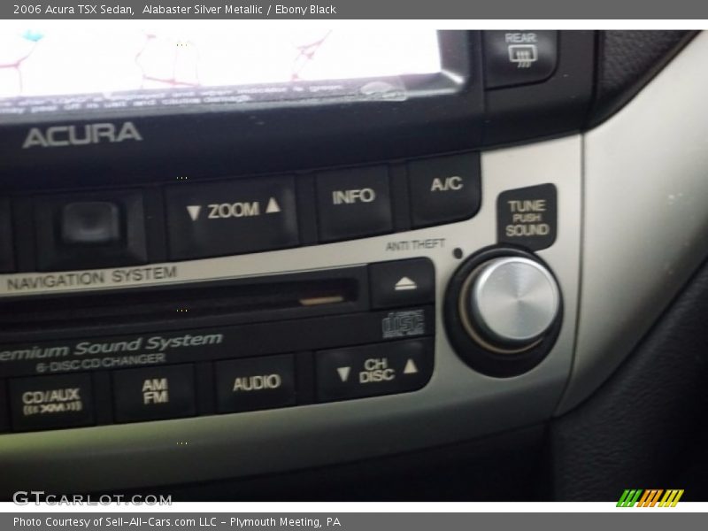 Alabaster Silver Metallic / Ebony Black 2006 Acura TSX Sedan