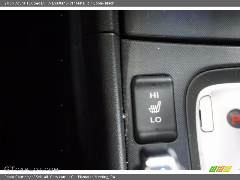 Alabaster Silver Metallic / Ebony Black 2006 Acura TSX Sedan