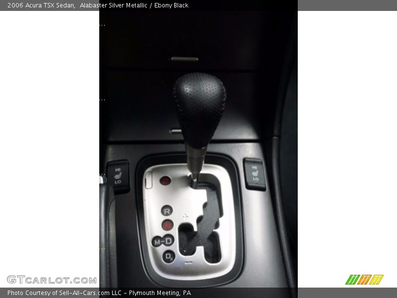 Alabaster Silver Metallic / Ebony Black 2006 Acura TSX Sedan
