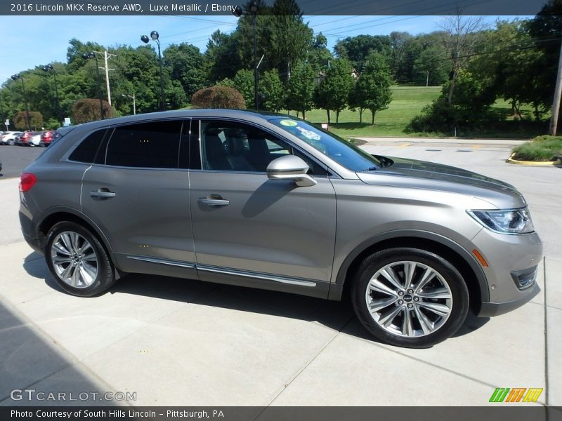 Luxe Metallic / Ebony 2016 Lincoln MKX Reserve AWD