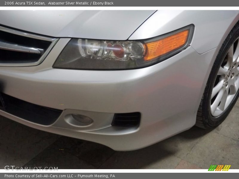 Alabaster Silver Metallic / Ebony Black 2006 Acura TSX Sedan