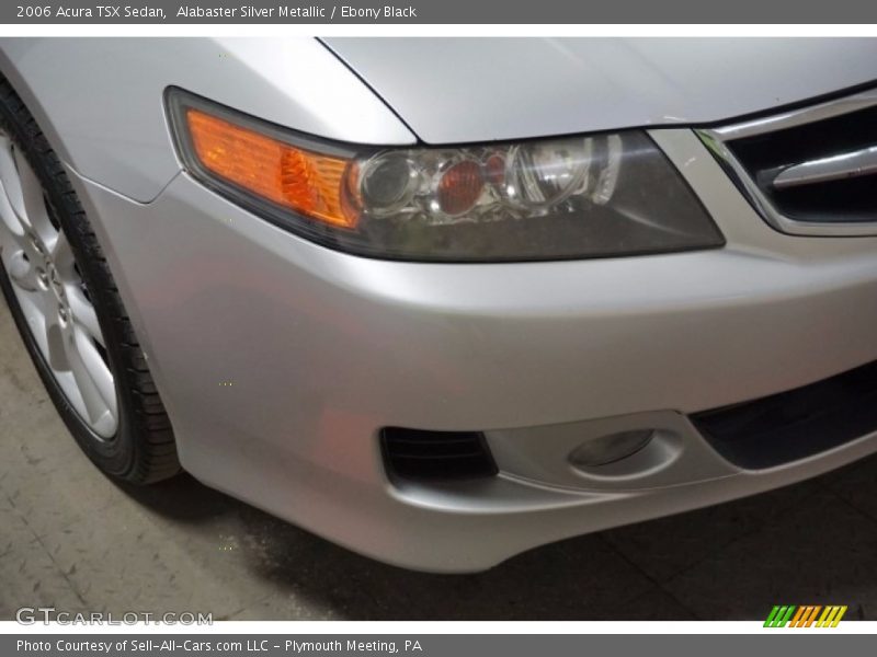 Alabaster Silver Metallic / Ebony Black 2006 Acura TSX Sedan