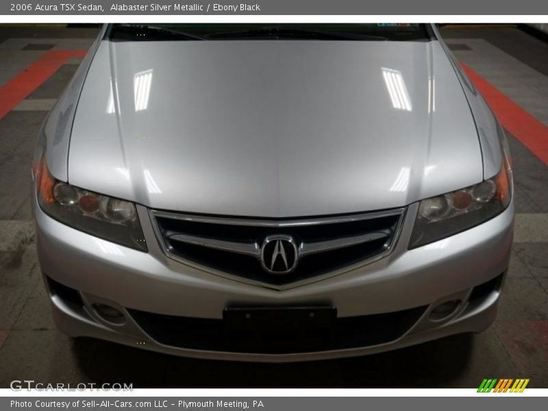 Alabaster Silver Metallic / Ebony Black 2006 Acura TSX Sedan