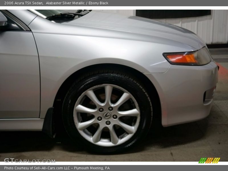 Alabaster Silver Metallic / Ebony Black 2006 Acura TSX Sedan