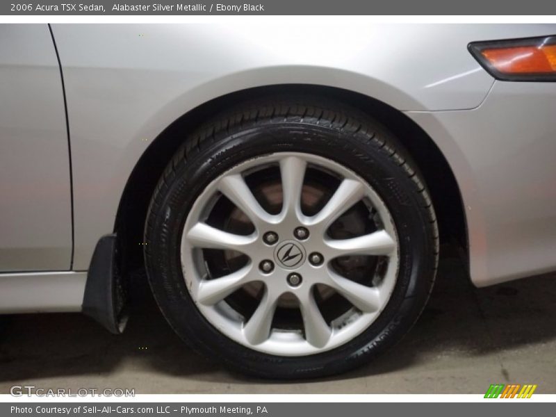 Alabaster Silver Metallic / Ebony Black 2006 Acura TSX Sedan
