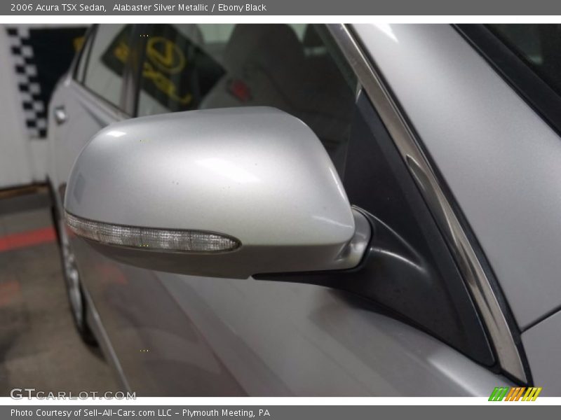 Alabaster Silver Metallic / Ebony Black 2006 Acura TSX Sedan