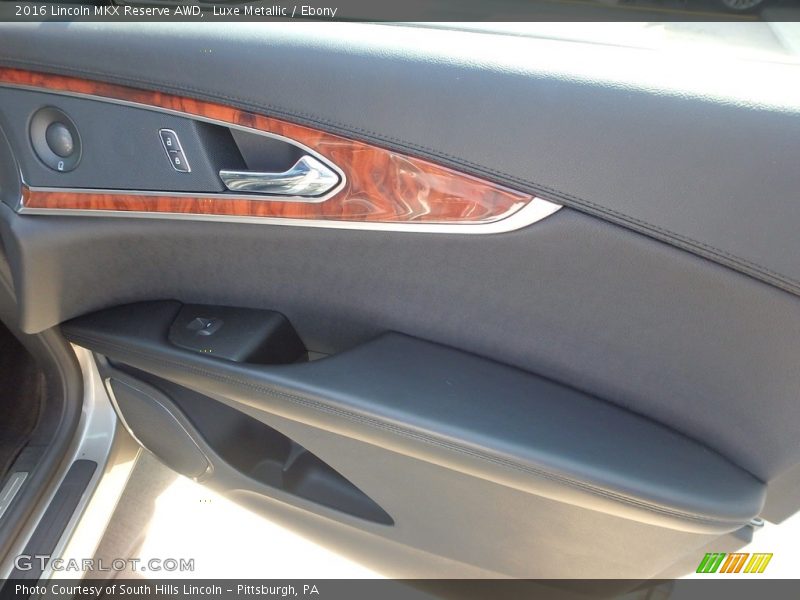 Luxe Metallic / Ebony 2016 Lincoln MKX Reserve AWD