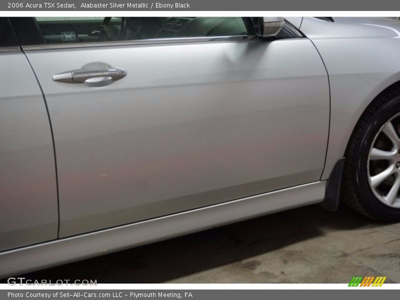 Alabaster Silver Metallic / Ebony Black 2006 Acura TSX Sedan