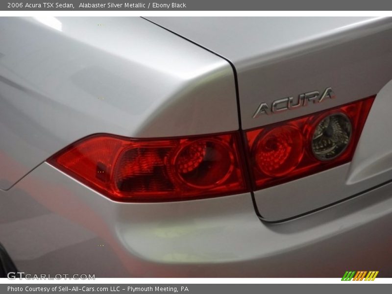 Alabaster Silver Metallic / Ebony Black 2006 Acura TSX Sedan