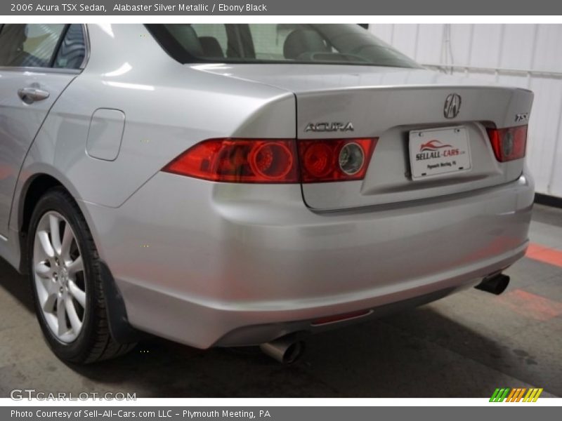 Alabaster Silver Metallic / Ebony Black 2006 Acura TSX Sedan