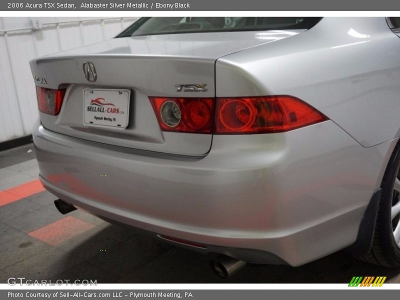 Alabaster Silver Metallic / Ebony Black 2006 Acura TSX Sedan