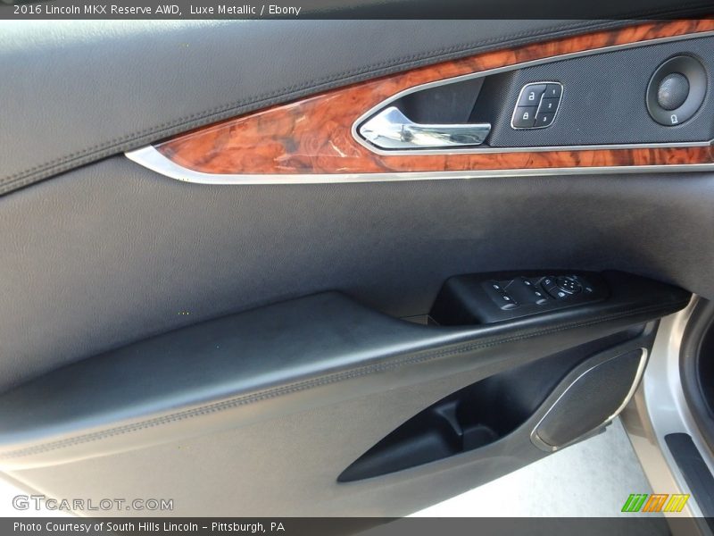 Luxe Metallic / Ebony 2016 Lincoln MKX Reserve AWD