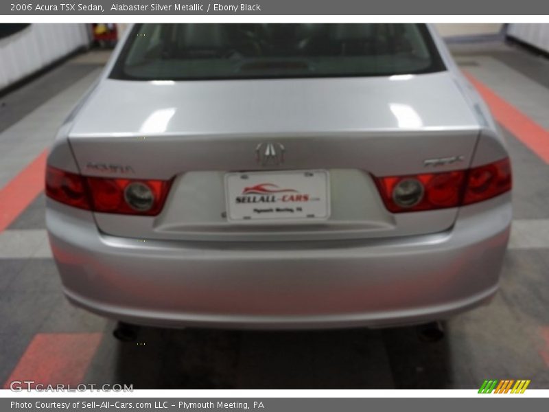 Alabaster Silver Metallic / Ebony Black 2006 Acura TSX Sedan