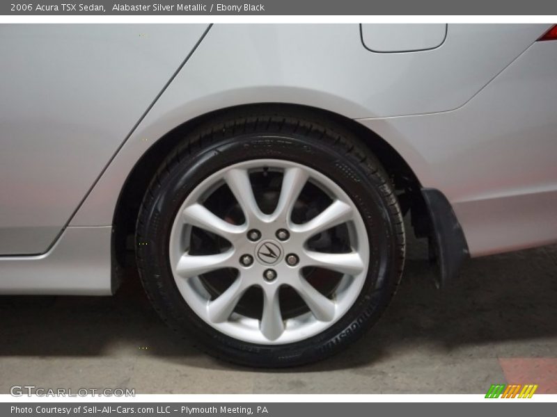 Alabaster Silver Metallic / Ebony Black 2006 Acura TSX Sedan