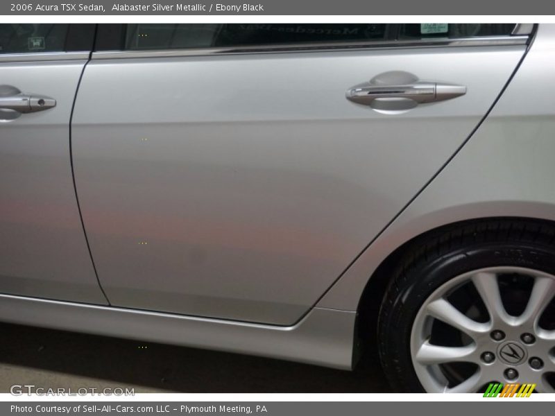 Alabaster Silver Metallic / Ebony Black 2006 Acura TSX Sedan
