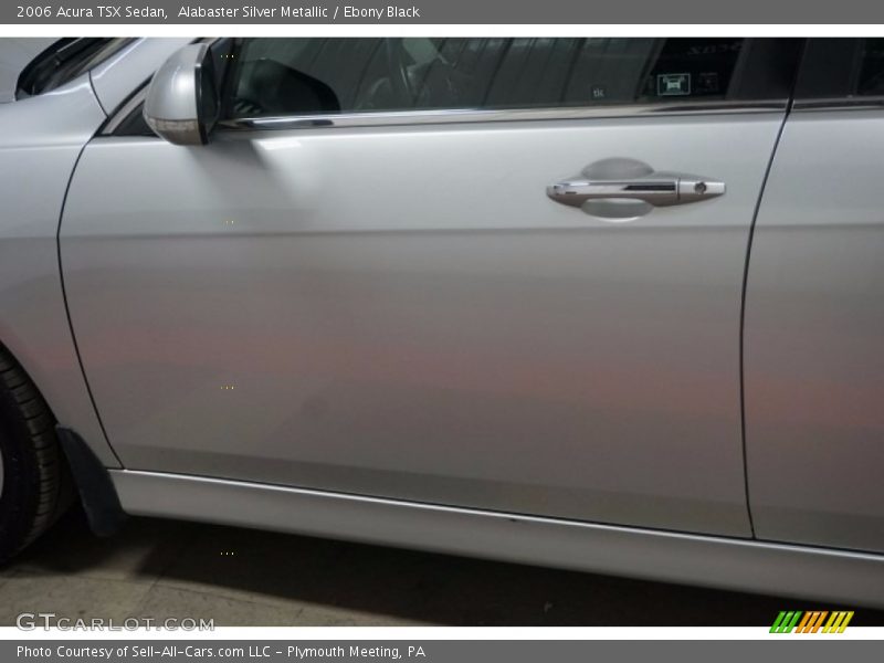 Alabaster Silver Metallic / Ebony Black 2006 Acura TSX Sedan