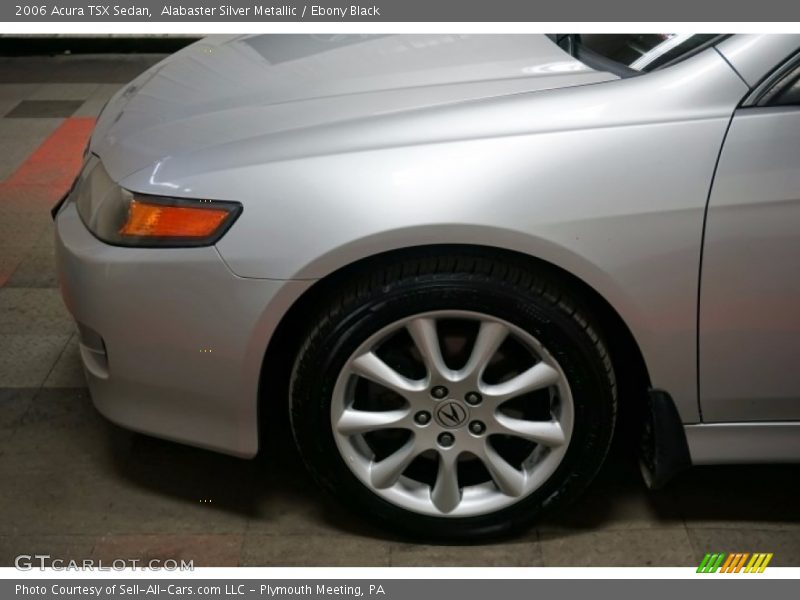 Alabaster Silver Metallic / Ebony Black 2006 Acura TSX Sedan