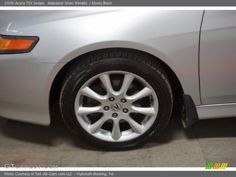 Alabaster Silver Metallic / Ebony Black 2006 Acura TSX Sedan