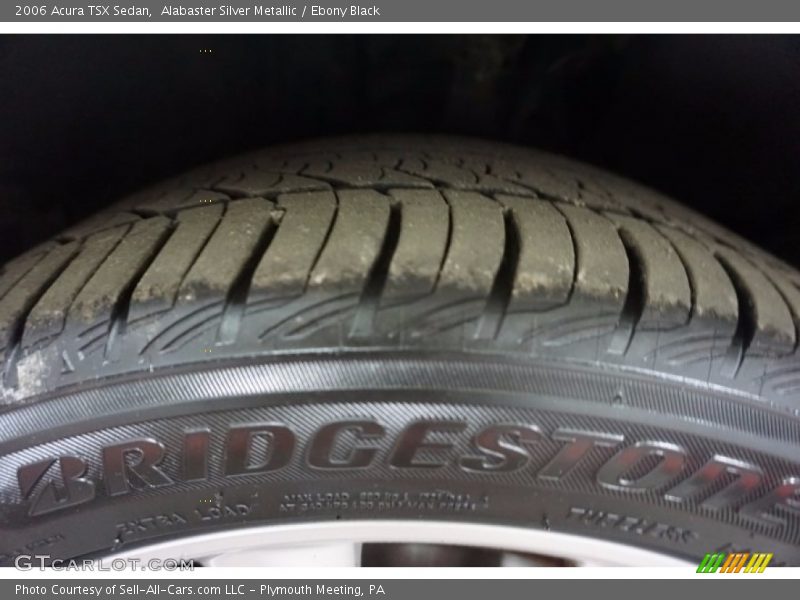 Alabaster Silver Metallic / Ebony Black 2006 Acura TSX Sedan