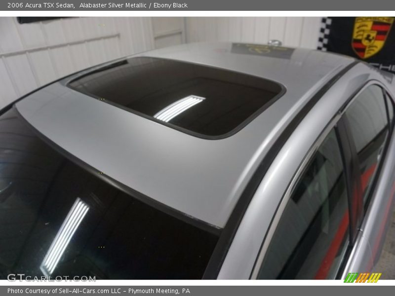 Alabaster Silver Metallic / Ebony Black 2006 Acura TSX Sedan