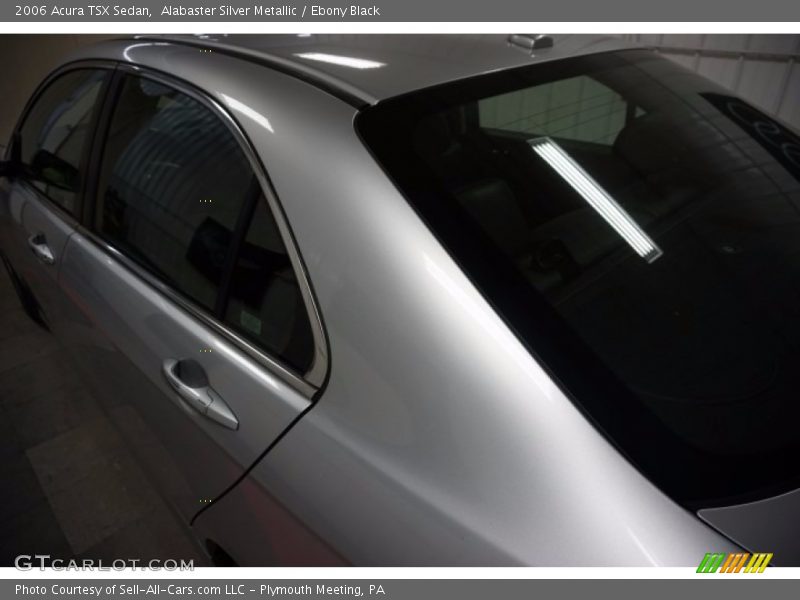 Alabaster Silver Metallic / Ebony Black 2006 Acura TSX Sedan