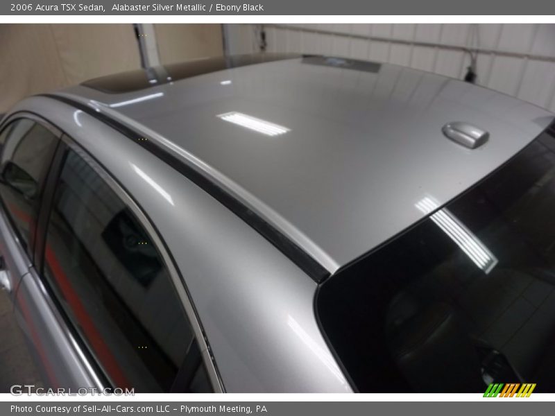 Alabaster Silver Metallic / Ebony Black 2006 Acura TSX Sedan