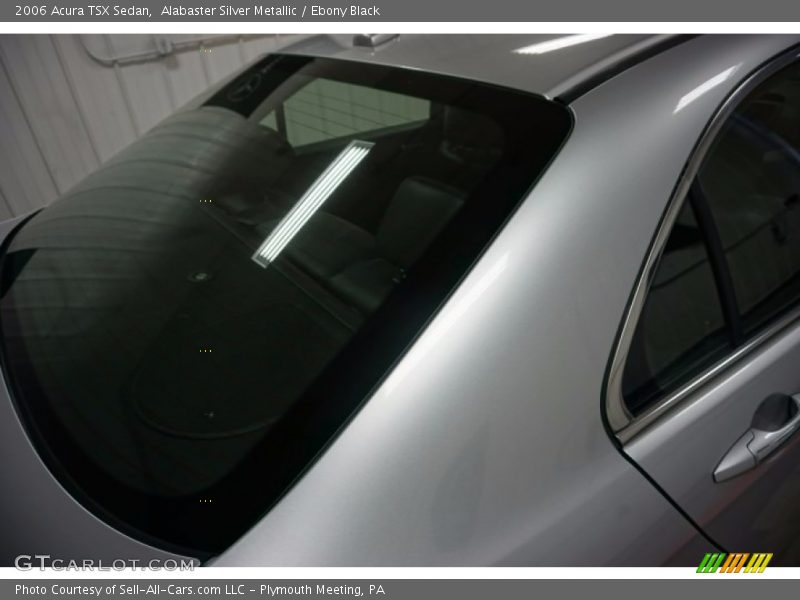 Alabaster Silver Metallic / Ebony Black 2006 Acura TSX Sedan