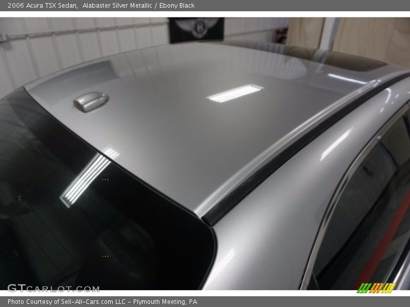Alabaster Silver Metallic / Ebony Black 2006 Acura TSX Sedan