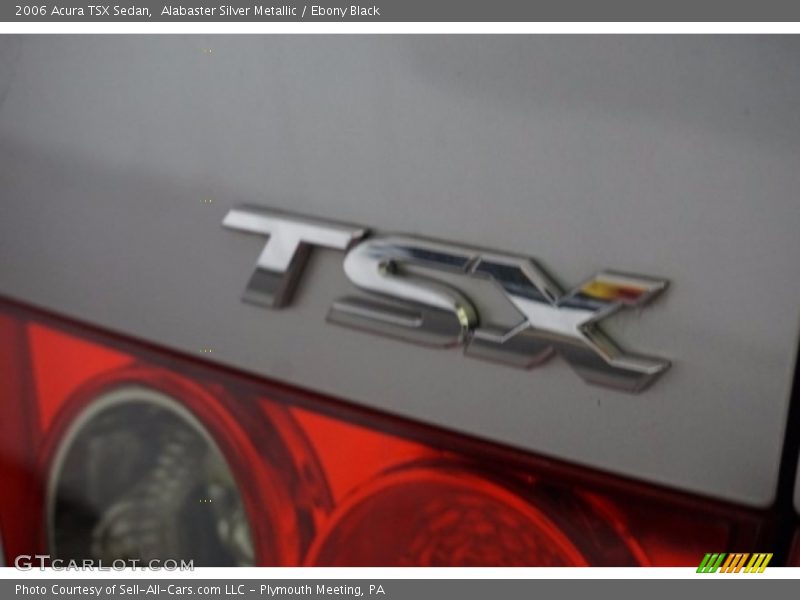 Alabaster Silver Metallic / Ebony Black 2006 Acura TSX Sedan