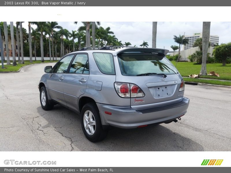 Blue Vapor Metallic / Ivory 2003 Lexus RX 300