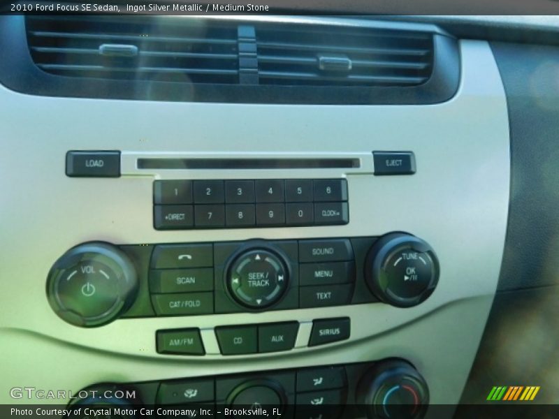 Ingot Silver Metallic / Medium Stone 2010 Ford Focus SE Sedan