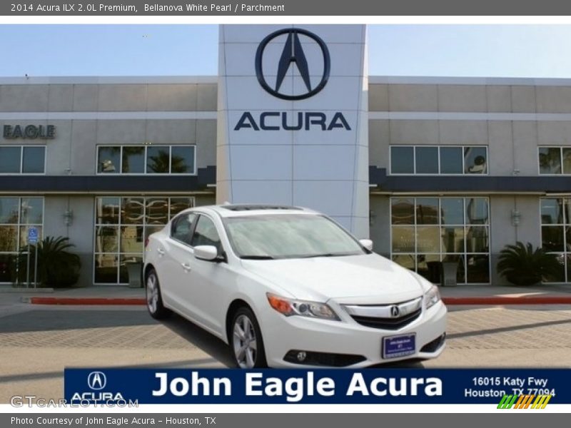 Bellanova White Pearl / Parchment 2014 Acura ILX 2.0L Premium