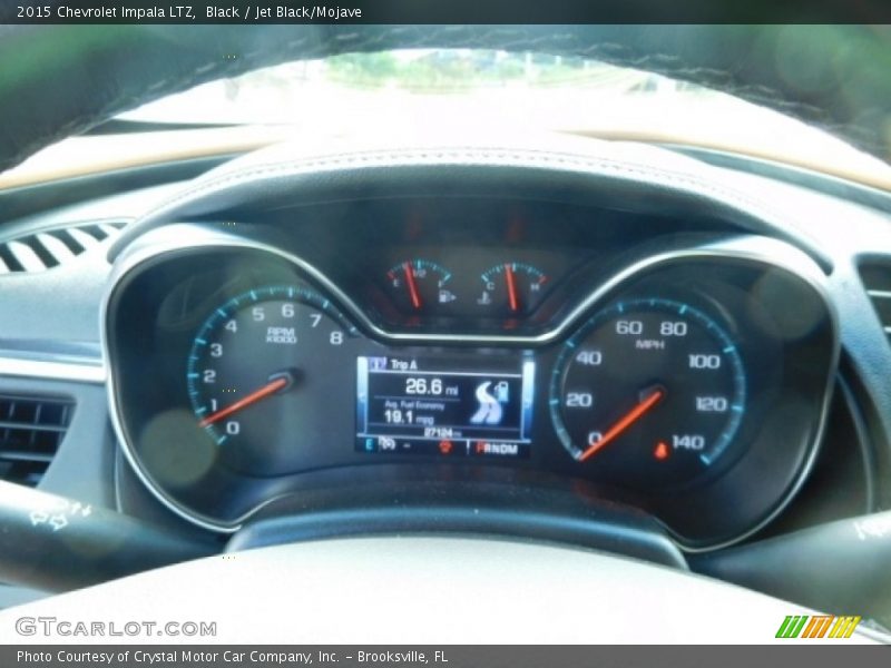 Black / Jet Black/Mojave 2015 Chevrolet Impala LTZ