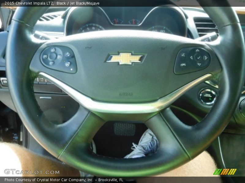 Black / Jet Black/Mojave 2015 Chevrolet Impala LTZ