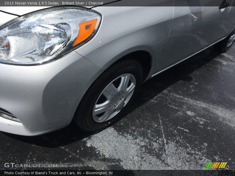Brilliant Silver / Charcoal 2013 Nissan Versa 1.6 S Sedan