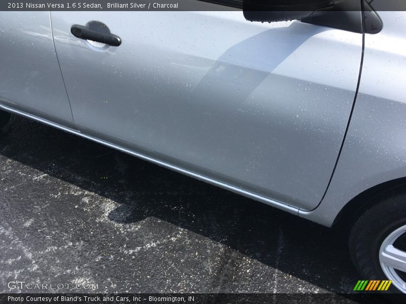 Brilliant Silver / Charcoal 2013 Nissan Versa 1.6 S Sedan