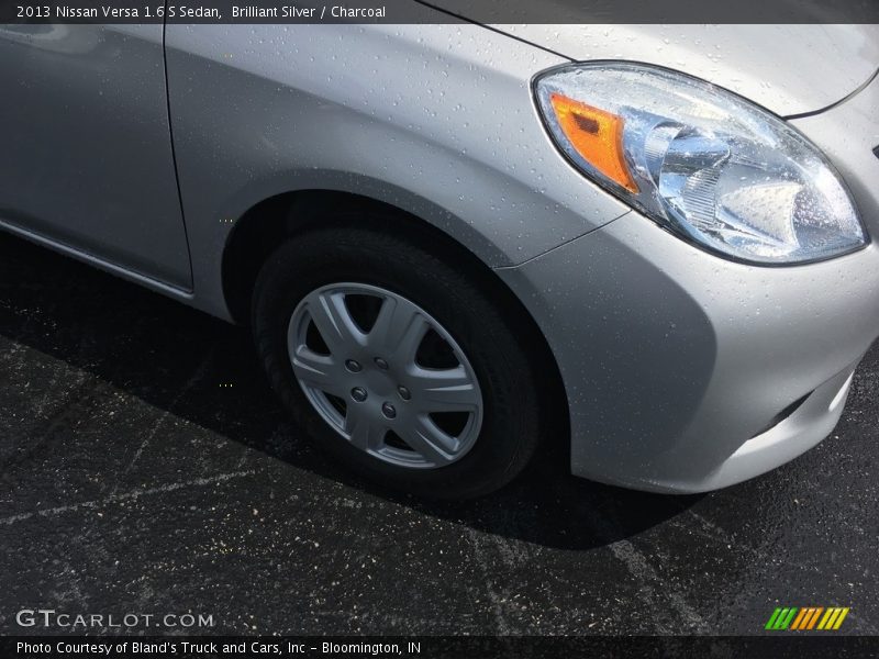 Brilliant Silver / Charcoal 2013 Nissan Versa 1.6 S Sedan