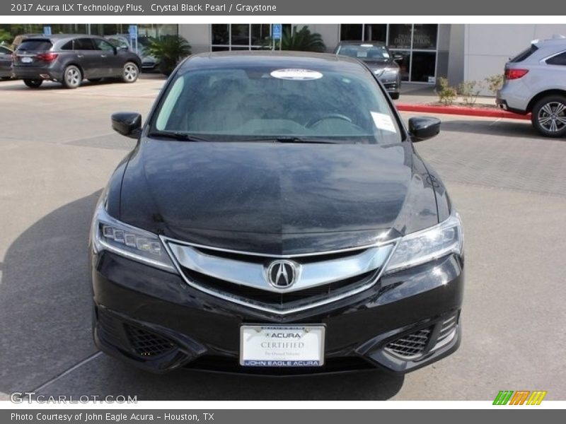 Crystal Black Pearl / Graystone 2017 Acura ILX Technology Plus