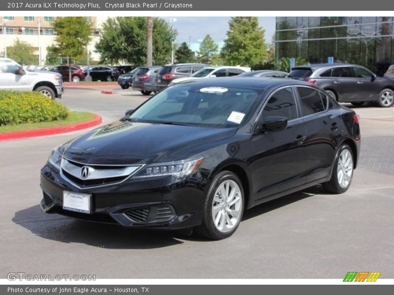 Crystal Black Pearl / Graystone 2017 Acura ILX Technology Plus