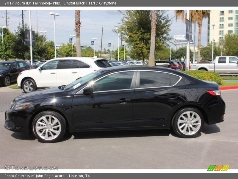 Crystal Black Pearl / Graystone 2017 Acura ILX Technology Plus