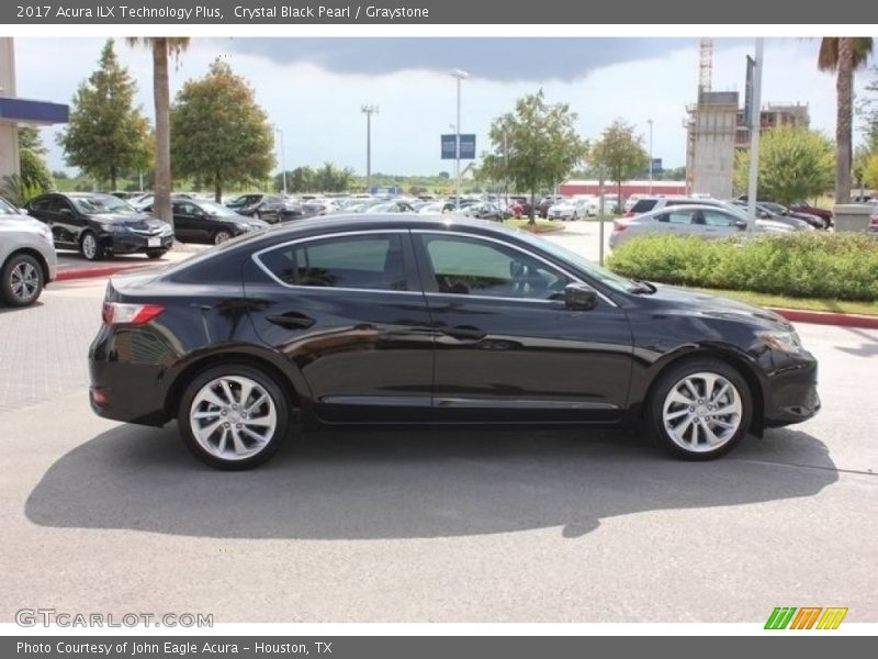 Crystal Black Pearl / Graystone 2017 Acura ILX Technology Plus