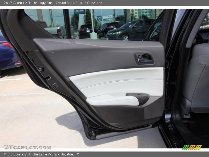 Crystal Black Pearl / Graystone 2017 Acura ILX Technology Plus