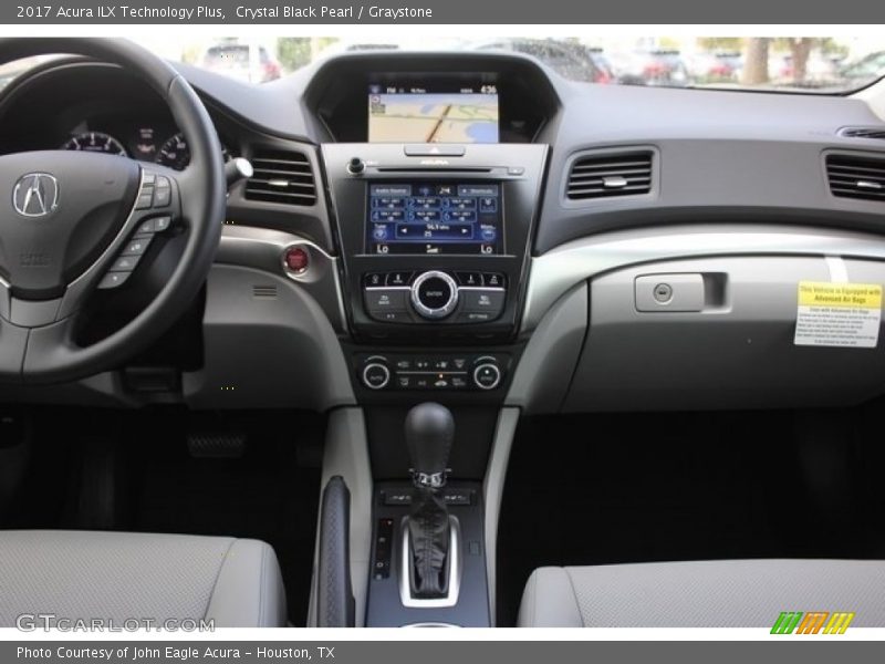 Crystal Black Pearl / Graystone 2017 Acura ILX Technology Plus