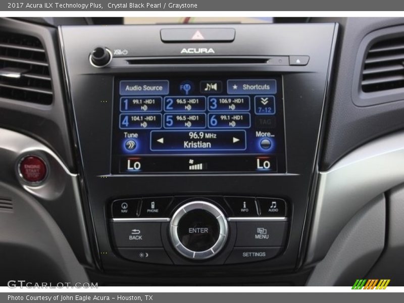 Crystal Black Pearl / Graystone 2017 Acura ILX Technology Plus