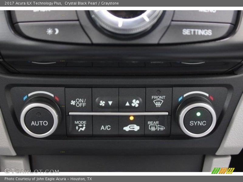 Crystal Black Pearl / Graystone 2017 Acura ILX Technology Plus