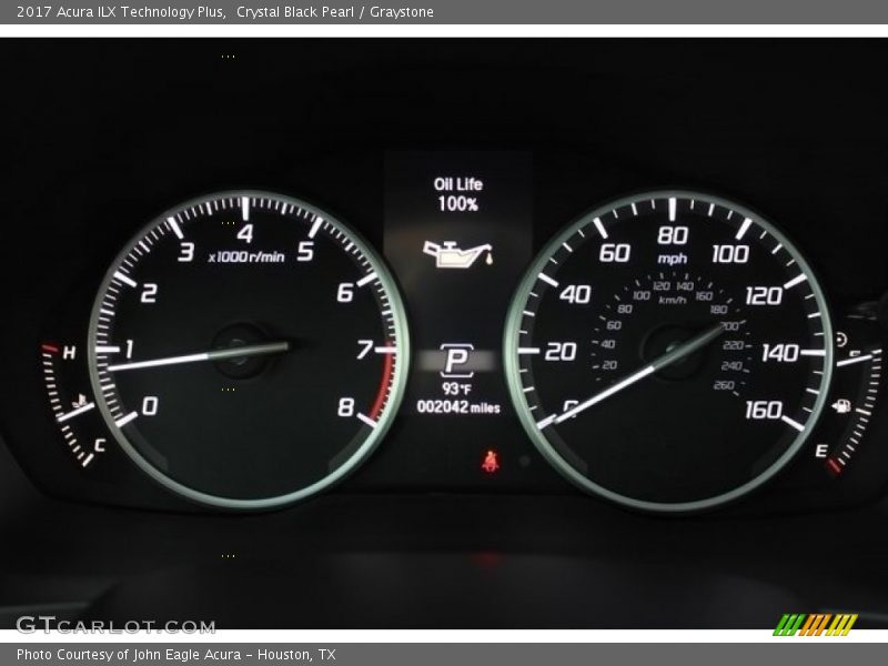 Crystal Black Pearl / Graystone 2017 Acura ILX Technology Plus