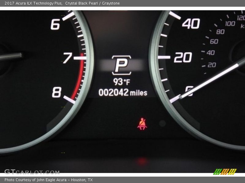 Crystal Black Pearl / Graystone 2017 Acura ILX Technology Plus