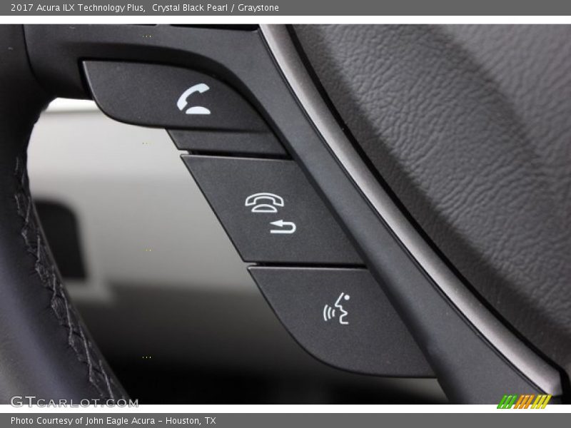 Crystal Black Pearl / Graystone 2017 Acura ILX Technology Plus